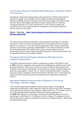 Ultrasound Devices Market