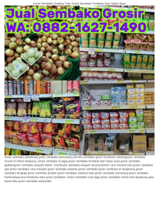 Ô88ᒿ–1Ꮾᒿᜪ–14ᑫÔ (WA) Grosir Sembako Ngawi Grosiran Sembako Lengkap