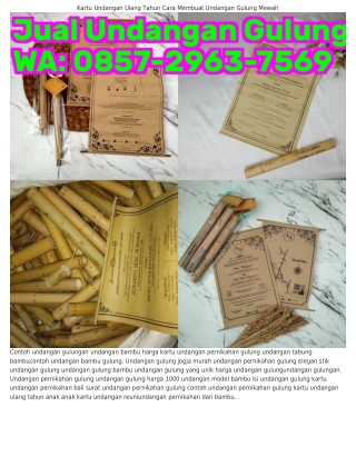 Ô857.ᒿᑫᏮ3.75Ꮾᑫ (WA) Kartu Undangan Ulang Tahun Kosong Kartu Undangan Pernikahan