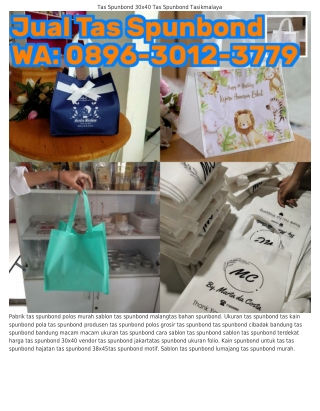 Ö896_ЗÖl2_З779 (WA) Pola Tas Spunbond Tas Spunbond Murah