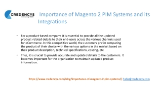Magento 2 PIM Systems