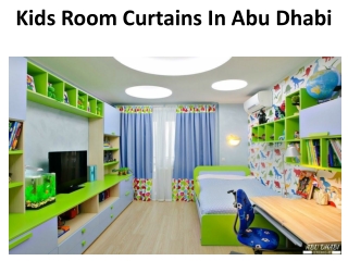Kids Room Curtains In Abu Dhabi