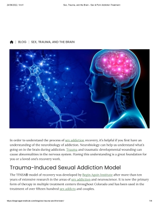 SEX, TRAUMA, AND THE BRAIN