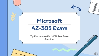 AZ-305 Questions Answers Dumps