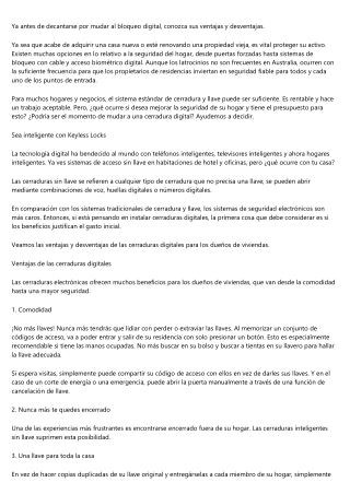 Los increibles de utilizar un bloqueo de teclado