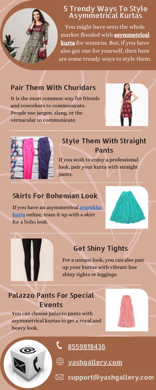5 Trendy Ways To Style Asymmetrical Kurtas