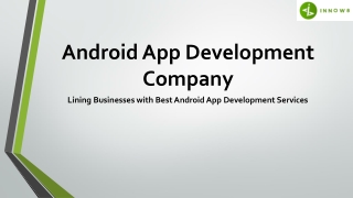 Android App Development Company | Android Developers | Innow8 Apps