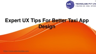 Expert UX Tips For Better Taxi App Design