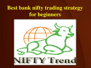 Best bank nifty trading strategy for beginners