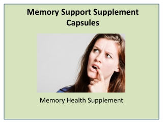 Memory Enhancement and Mental Focus Branole X Capsule