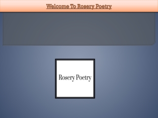 Anti Anxiety Ring - Rosery Poetry