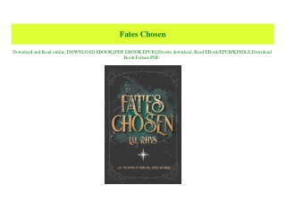 (READ)^ Fates Chosen Read Online
