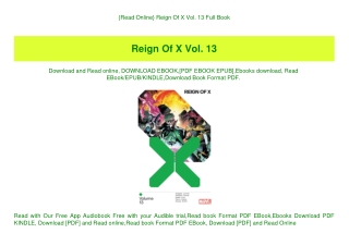 {Read Online} Reign Of X Vol. 13 Full Book