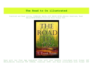 (READ-PDF!) The Road to Oz illustrated EBook