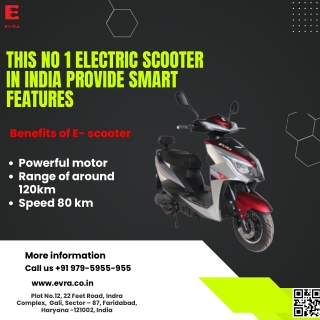 This No 1 Electric Scooter in India Provide Smart features that Ensure Safety