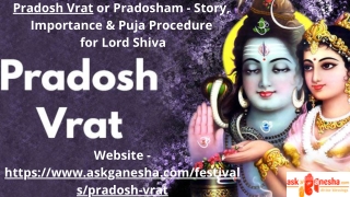 Pradosh Vrat or Pradosham - Story, Importance & Puja Procedure for Lord Shiva