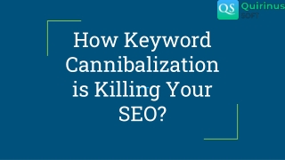 How Keyword Cannibalization is Killing Your SEO_