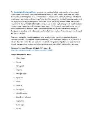 User Activity Monitoring Market