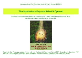 {epub download} The Mysterious Key and What It Opened [EBOOK]