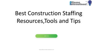 construction staffing agencies