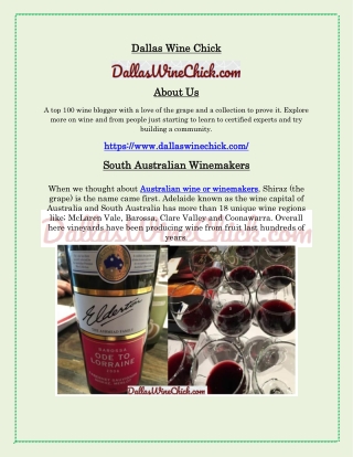 Australian Winemakers