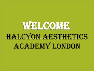 Best Aesthetics Courses in Hammersmith