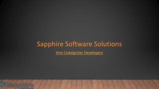 Hire Codeigniter Developers In India, USA | CodeIgniter Development ServicesCode