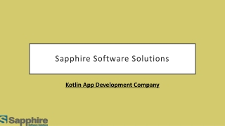 Kotlin App Development Company | Kotlin App Development Services