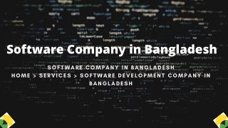 Software Company in Bangladesh - Semicolon IT Solutions