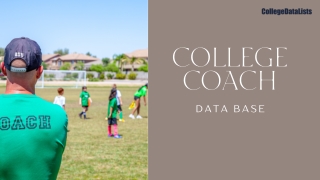 College coach PPT