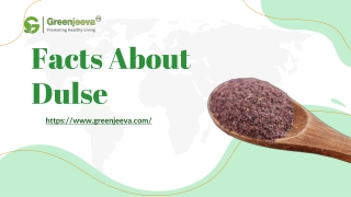 Facts About Dulse