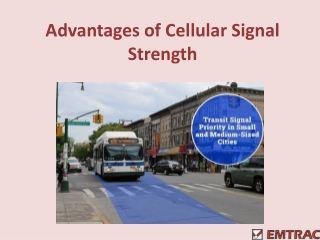 Advantages of Cellular Signal Strength