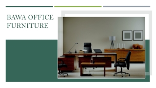A fresh line of workplace furniture has been presented by Bawa