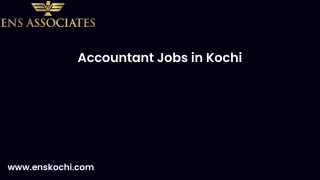 Accountant Jobs in Kochi