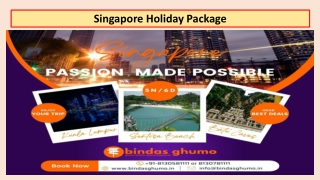 Exotic Paradise with Singapore Tour Packages