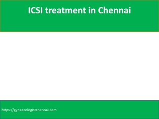 ICSI treatment in Chennai