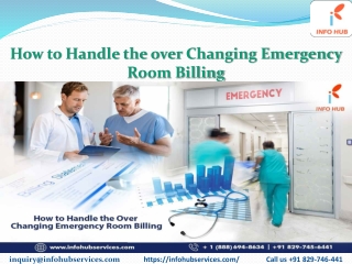 How to Handle the over Changing Emergency Room Billing