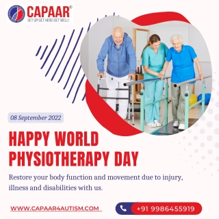 World Physiotherapy Day 2022 | Best Physiotherapy Centre in Hulimavu | CAPAAR