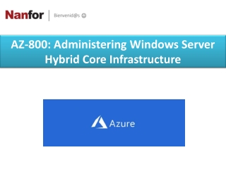 AZ-800 Administering Windows Server Hybrid Core Infrastructure