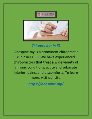 Chiropractor in KL