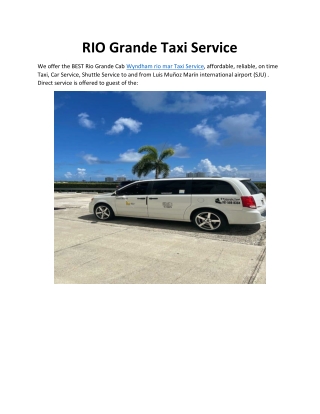 rio grande taxi