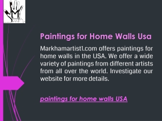 Paintings for Home Walls Usa  Markhamartist1.com