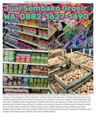 Ö882-1Ꮾ2ᜪ-1ㄐᑫÖ (WA) Grosir Sembako Rembang Grosir Sembako Kudus