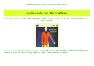 {mobiePub} Las Almas Muertas [The Dead Souls] Free Download
