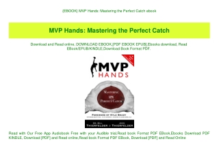 {EBOOK} MVP Hands Mastering the Perfect Catch ebook