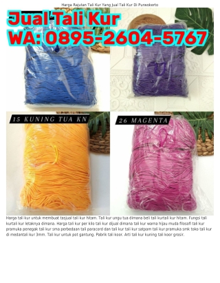08ᑫ5•2Ϭ04•5ᜪϬᜪ (WA) Arti Tali Kur Kuning Tali Kur Yang Bagus