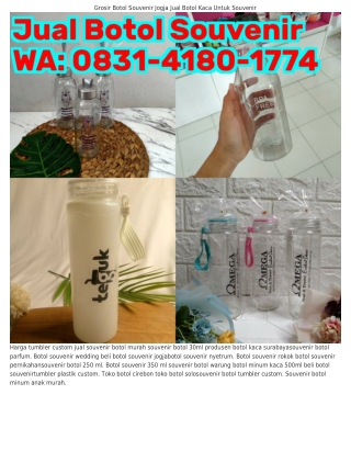 08౩I•4I80•I774 (WA) Botol Souvenir 2000 Ml Produsen Botol