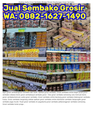 Ö882•1Ꮾ27•1Ꮞ9Ö (WA) Daftar Harga Grosir Sembako 2023 Modal Buat Grosir Sembako