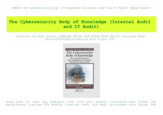 [READ] The Cybersecurity Body of Knowledge (Internal Audit and IT Audit) (Epub Kindle)