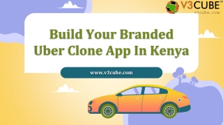 Uber Clone App In Kenya